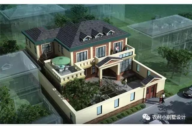 一幢大氣磅礴的簡歐風格二層別墅，給家人一個舒適港灣！