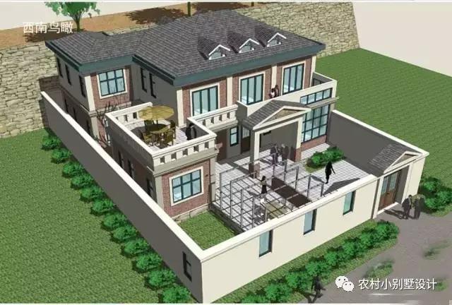 一幢大氣磅礴的簡歐風格二層別墅，給家人一個舒適港灣！