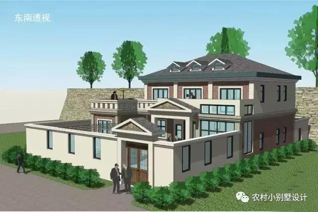 一幢大氣磅礴的簡歐風格二層別墅，給家人一個舒適港灣！