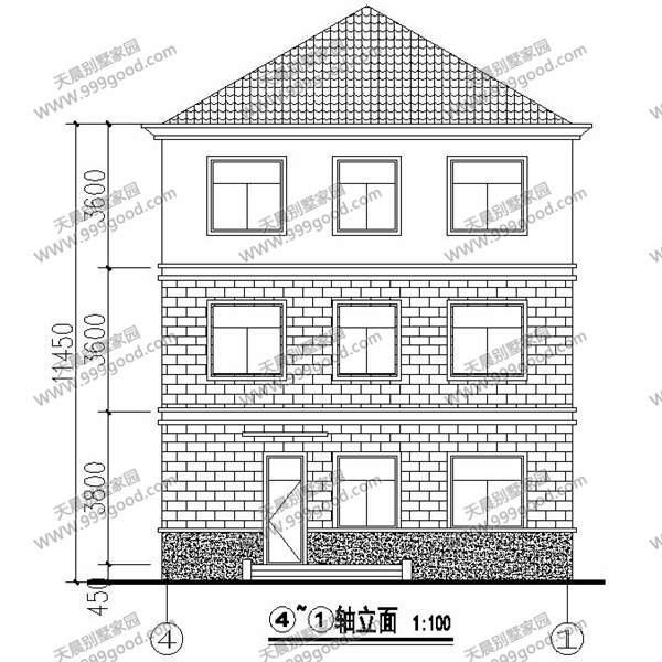 經典設計13X10米鄉(xiāng)村別墅，帶車庫的設計圖你可接受？