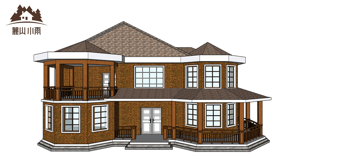 5套風格迥異的自建鄉村別墅，含全套圖紙