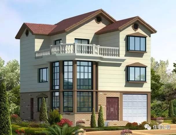 28萬自建3層農(nóng)村實用別墅，帶露臺花園設(shè)計，全圖展示！