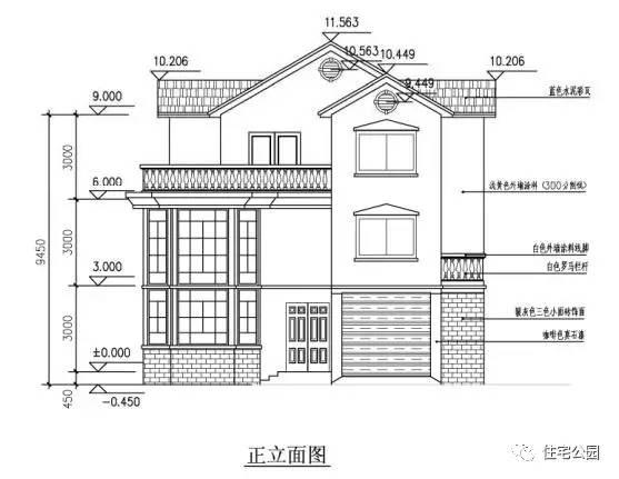 28萬自建3層農(nóng)村實用別墅，帶露臺花園設(shè)計，全圖展示！