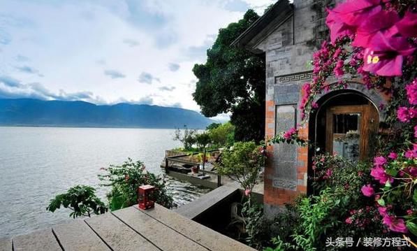 楊麗萍在洱海邊的兩棟別墅，一棟叫月亮宮和一棟叫太陽宮