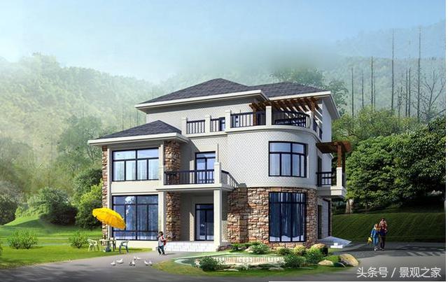 2套漂亮農(nóng)村小別墅，您中意哪款？