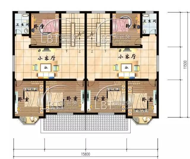 10套自建房雙拼別墅 兄弟聯(lián)排別墅全套圖紙，第八套最受歡迎！