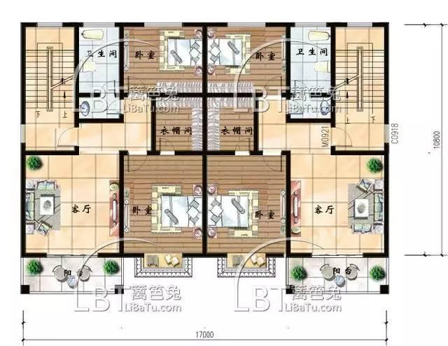 10套自建房雙拼別墅 兄弟聯(lián)排別墅全套圖紙，第八套最受歡迎！
