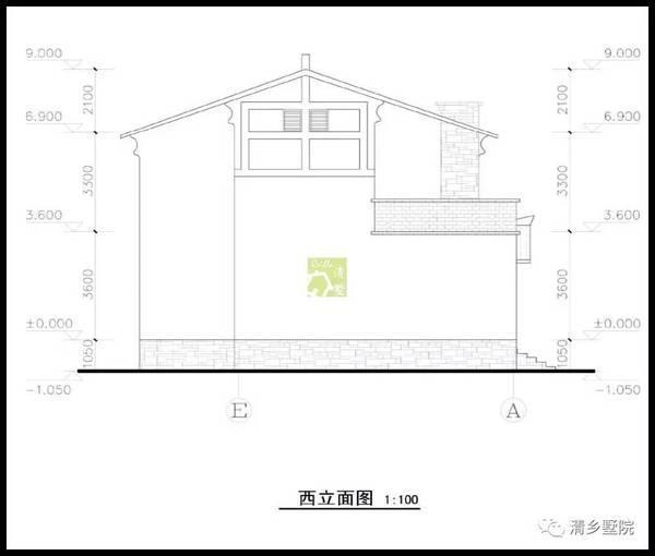 10米X17米簡約大方17萬內自建別墅方案