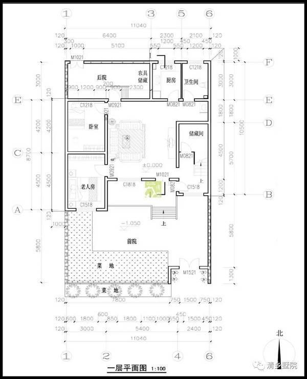 10米X17米簡約大方17萬內自建別墅方案