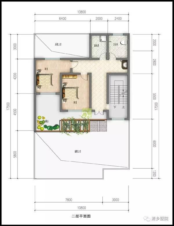 10米X17米簡約大方17萬內自建別墅方案