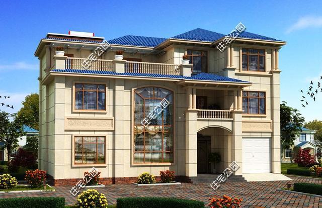 新農村別墅，如果價格一樣，歐式現代三合院咋選？含平面圖