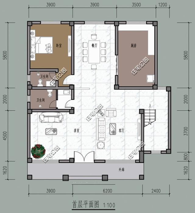 新農村別墅，如果價格一樣，歐式現代三合院咋選？含平面圖
