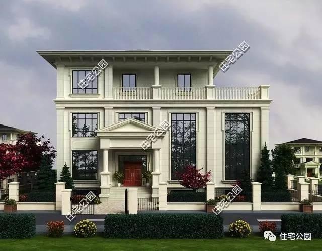 農村別墅簡歐滿街，土豪開始法式了，3套戶型含平面圖