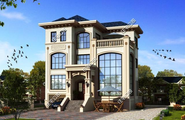 3套三層別墅自建房圖紙，含預算，你喜歡哪套？