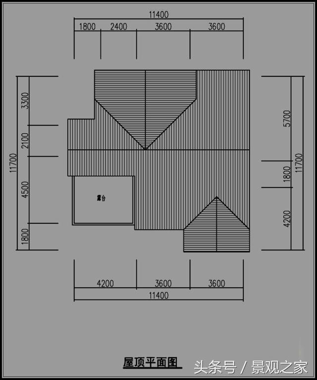 二層帶閣樓新農村別墅設計圖紙（帶效果圖）