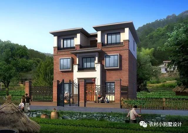 農村蓋這樣類型的別墅娶媳婦，我看不愁
