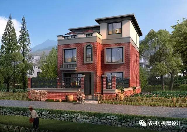 農村蓋這樣類型的別墅娶媳婦，我看不愁