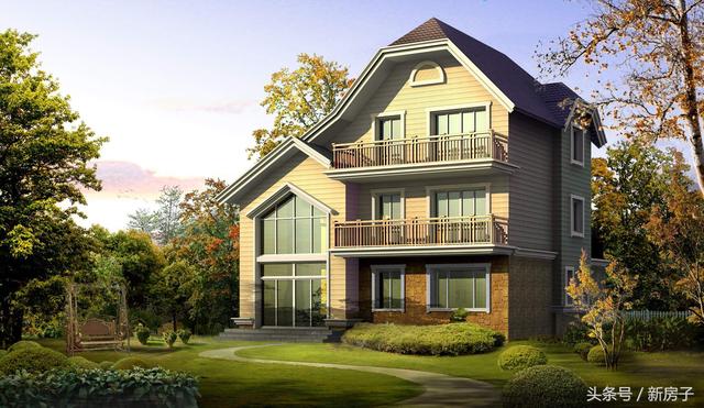 12.74x14.49三層個性年輕小別墅