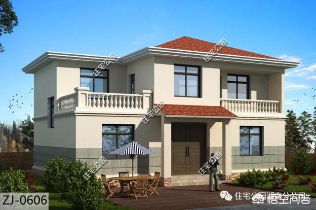 進深8.5米，開間12米，帶堂屋的樓房設計圖怎么做？