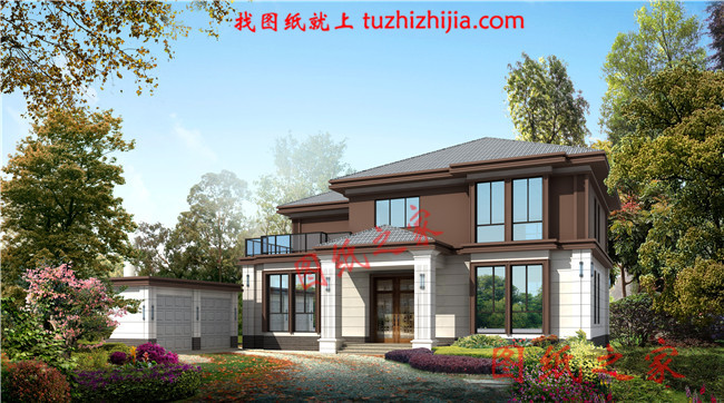 農村2018新式好看又簡單的二層樓房設計圖,外形美觀,家用足夠