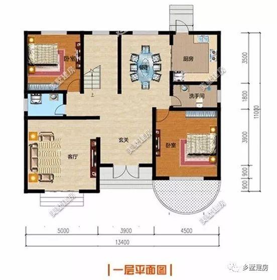 3款農(nóng)村二層小樓房設(shè)計(jì)圖，20萬建主體，讓城里人羨慕吧