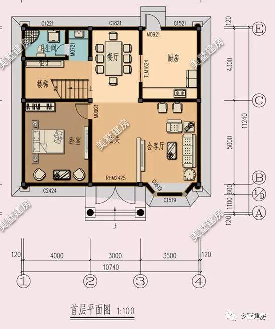 3款農(nóng)村二層小樓房設(shè)計(jì)圖，20萬建主體，讓城里人羨慕吧
