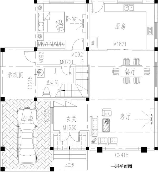 造價低的二層簡單房子方案圖，20萬建主體沒問題