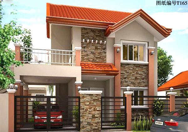 造價低的二層簡單房子方案圖，20萬建主體沒問題