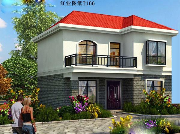 造價低的二層簡單房子方案圖，20萬建主體沒問題