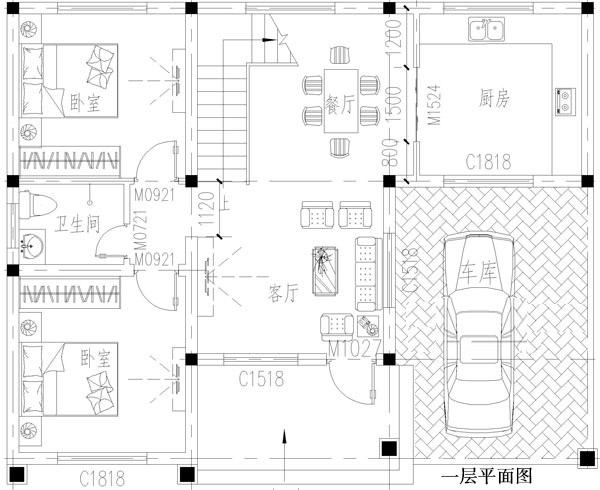 造價低的二層簡單房子方案圖，20萬建主體沒問題