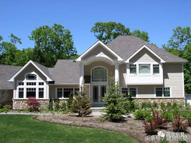 9款美式別墅外觀效果圖實拍，喜歡這種風格