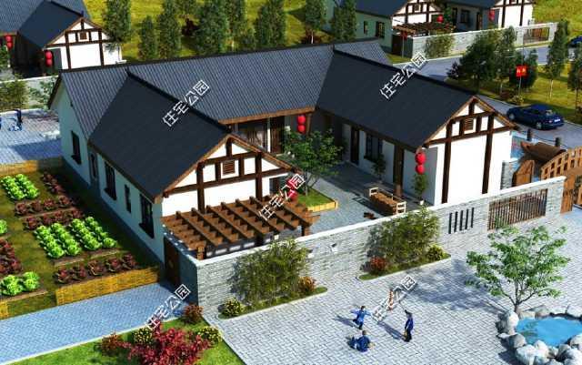 3款農村三合院戶型圖，喜歡中式建筑的收藏