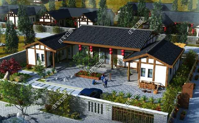 3款農村三合院戶型圖，喜歡中式建筑的收藏