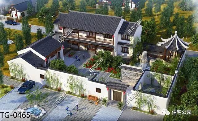 自建房三合院、四合院戶型對比，你喜歡哪個？
