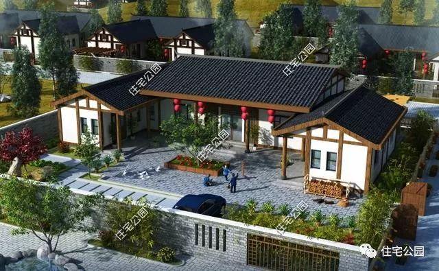 自建房三合院、四合院戶型對比，你喜歡哪個？