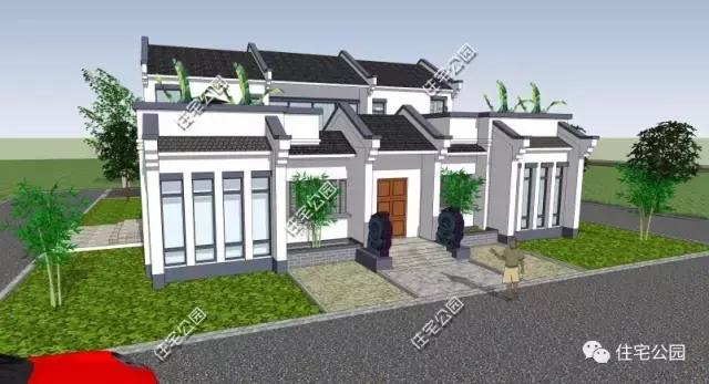 建了這棟中式三合院，洋房別墅都黯然失色了