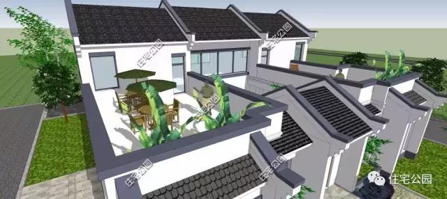 建了這棟中式三合院，洋房別墅都黯然失色了