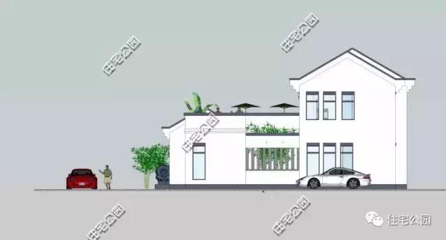 建了這棟中式三合院，洋房別墅都黯然失色了