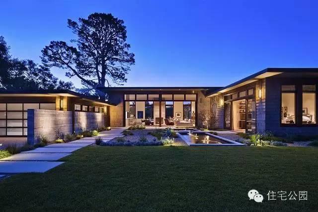 最漂亮的現代三合院實拍圖，完美中堂及庭院