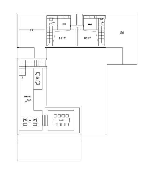 現(xiàn)代新中式二層三合院設計方案圖，低調(diào)，有品位