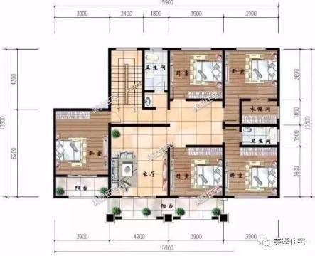 20款帶車(chē)庫(kù)自建房戶型圖，一二三層都有