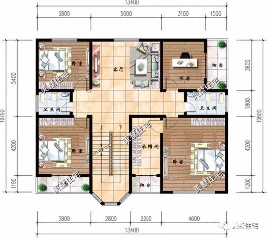 20款帶車(chē)庫(kù)自建房戶型圖，一二三層都有