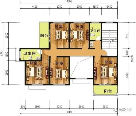 20款帶車(chē)庫(kù)自建房戶型圖，一二三層都有