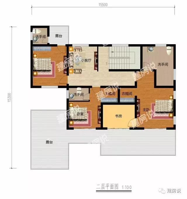 3款帶庭院的農村自建房方案，休閑宜居