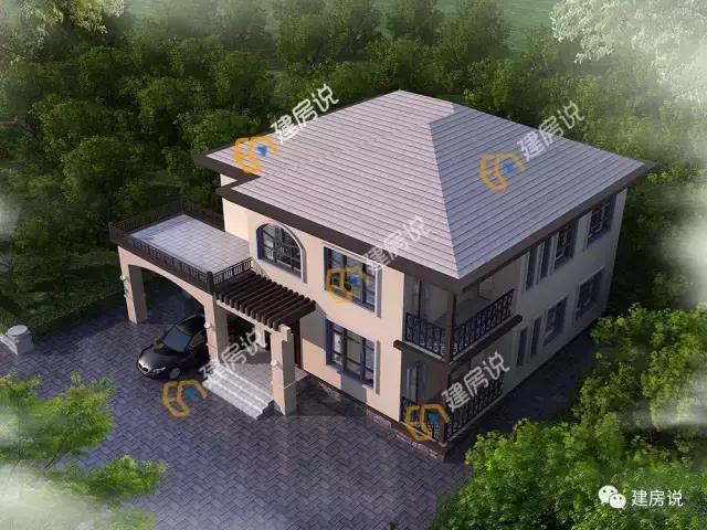 3款帶庭院的農村自建房方案，休閑宜居