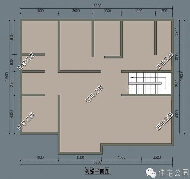 16X11米農村一層小平房設計方案圖，適合養老！