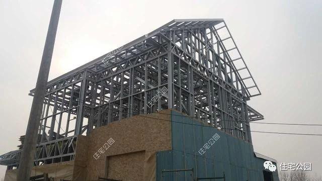 幾套農村自建別墅外觀實景圖，附戶型圖和施工過程