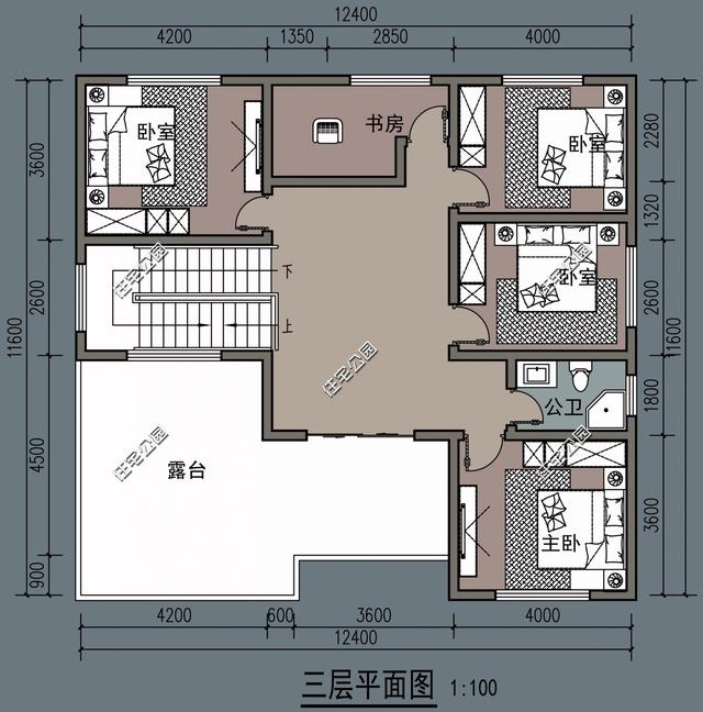 幾套帶車庫的農村自建別墅戶型方案，沒車庫都不敢叫別墅