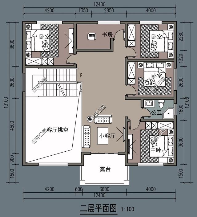 幾套帶車庫的農村自建別墅戶型方案，沒車庫都不敢叫別墅
