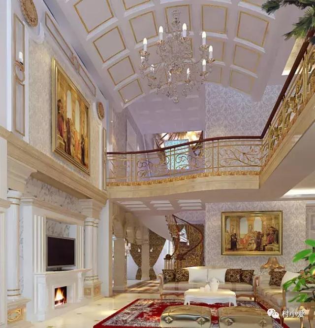 13X13m簡約挑空客廳歐式三層別墅方案圖，采光通風好